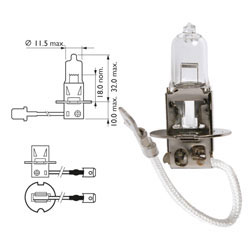 Žarnica 24v h3 tdl 70w pk22s - trifa