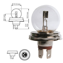 Žarnica 12v r2 45/40w p45t - lucas