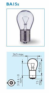 Žarnica 24v p21w ba15s - osram